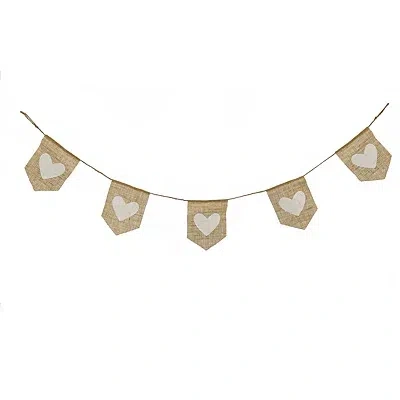 Kirkland's Hearts Banner In White