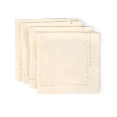 Kirkland's Hemstitch Cotton Napkins In White