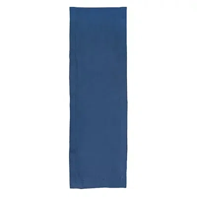 Kirkland's Hemstitch Cotton Table Runner In Blue