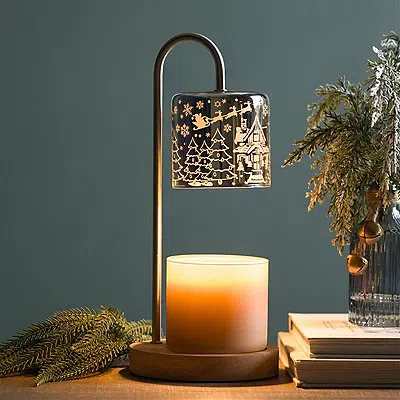Kirkland's Holiday Icons Candle Warmer Lamp In Silver