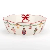 Kirkland's Holly Nutcracker Christmas Serving Bowl In Multi