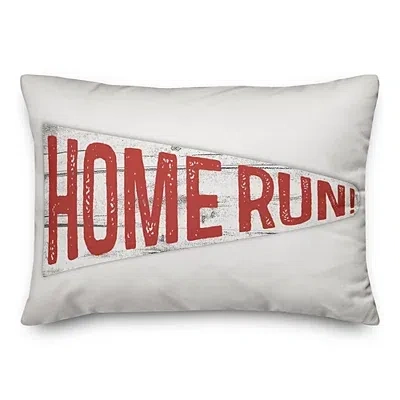 Kirkland's Home Run Pendant Pillow In White