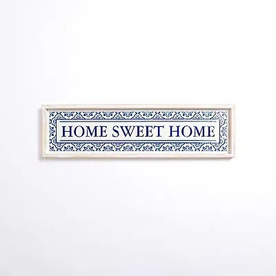 Kirkland's Home Sweet Wall Plaque In Blue