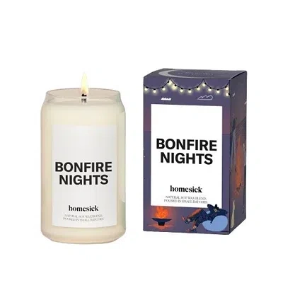 Kirkland's Homesick Bonfire Nights Jar Candle In White