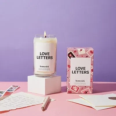 Kirkland's Homesick Love Letters Jar Candle In White