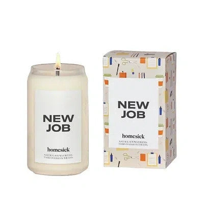 Kirkland's Homesick New Job Jar Candle In White