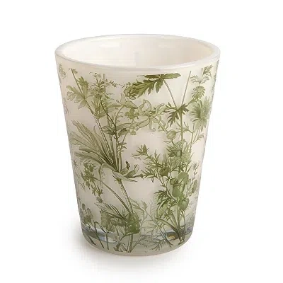 Kirkland's Honey Haze Green Toile 1-wick Jar Candle In Multi