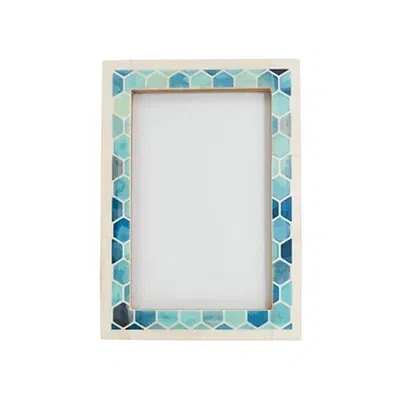 Kirkland's Honeycomb Bone Picture Frame In Blue