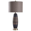 Kirkland's Honeycomb Bronze And Gold Table Lamp In Multi