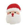 Kirkland's Hooked Wool Santa Face Christmas Pillow In Multi