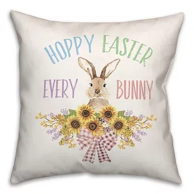 Kirkland's Hoppy Easter Sunflower Indoor/outdoor Pillow In Multi