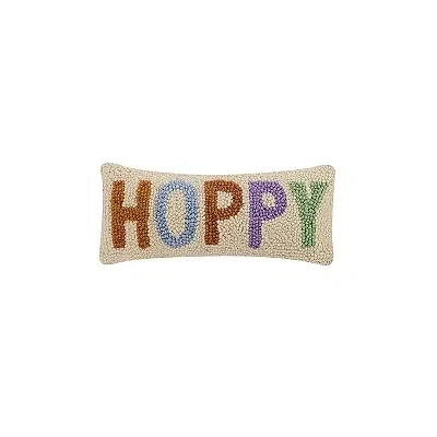 Kirkland's Hoppy Hooked Wool Lumbar Pillow In Multi