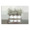 Kirkland's Horizontal Mason Jar Greenery Canvas Art Print In Multi