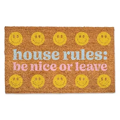 Kirkland's House Rules: Be Nice Or Leave Coir Doormat In Multi