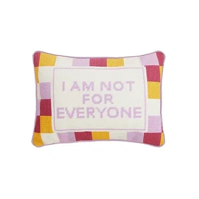 Kirkland's I Am Not For Everyone Needlepoint Throw Pillow