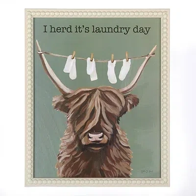 Kirkland's I Herd It's Laundry Day Wall Plaque In Multi