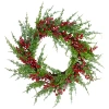 Kirkland's Iced Red Berries And Cedar Wreath In Multi