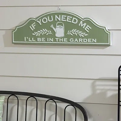 Kirkland's In The Garden Outdoor Wall Plaque In Green