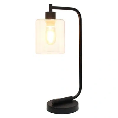 Kirkland's Industrial Black Iron Desk Lamp In Transparent