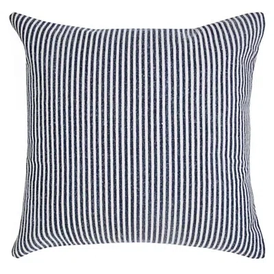 Kirkland's Insignia Striped Pillow In Blue
