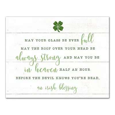 Kirkland's Irish Blessing Canvas Art Print In White