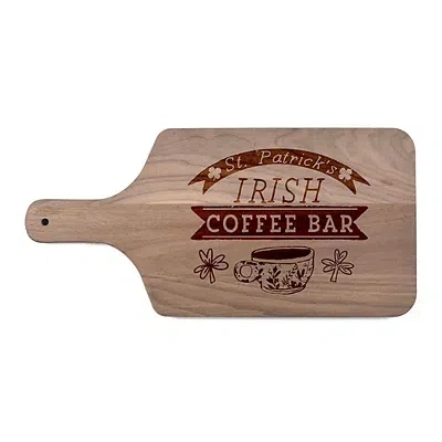 Kirkland's Irish Coffee Bar Walnut Cutting Board In Brown