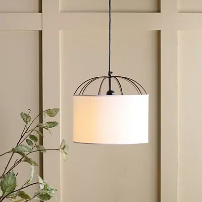 Kirkland's Iron Canopy Modern Pendant Light In Neutral