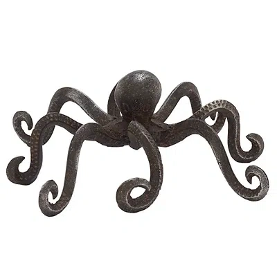 Kirkland's Iron Octopus Statue In Black