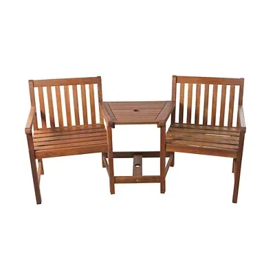 Kirkland's Jack And Jill Chair Set In Brown