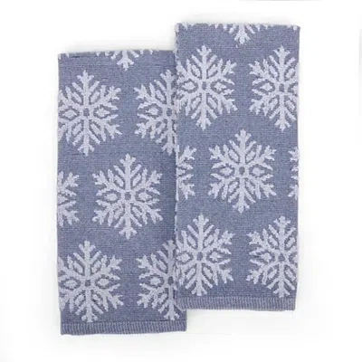 Kirkland's Jacquard Snowflake Kitchen Towels In Multi