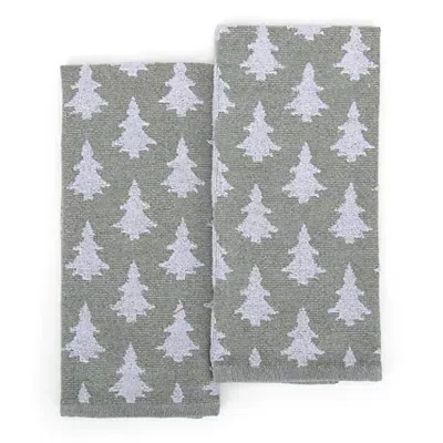 Kirkland's Jacquard Tree Kitchen Towels In Multi