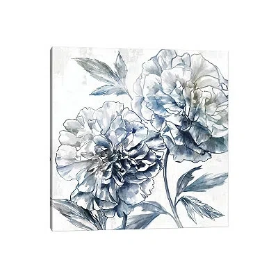 Kirkland's Japanese Peony Canvas Art Print In Blue