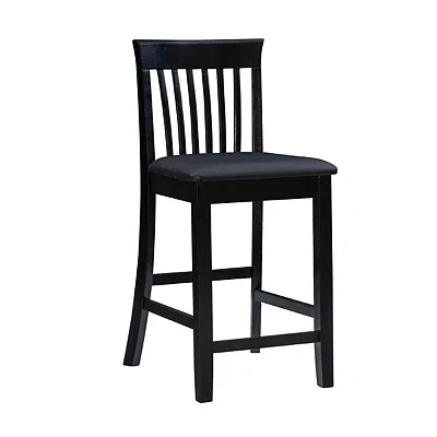 Kirkland's Jayden Craftsman Counter Stool In Black