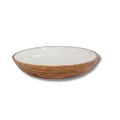 Kirkland's Jeanne Fitz Large Mango Wood Serving Bowl In Multi