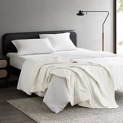 Kirkland's Jersey Knit Cooling Throw In White