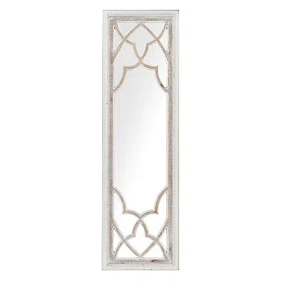 Kirkland's Jessica Whitewashed Panel Wall Mirror
