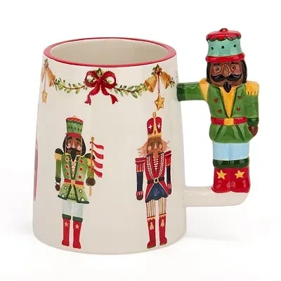 Kirkland's Jolly Nutcracker Handle Mug In Multi