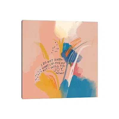 Kirkland's Joy Anyway Abstract Canvas Art Print In Multi