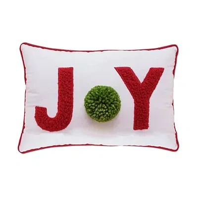 Kirkland's Joy Pom Lumbar Pillow In Multi