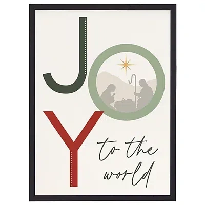 Kirkland's Joy To The World Nativity Wall Plaque In Multi