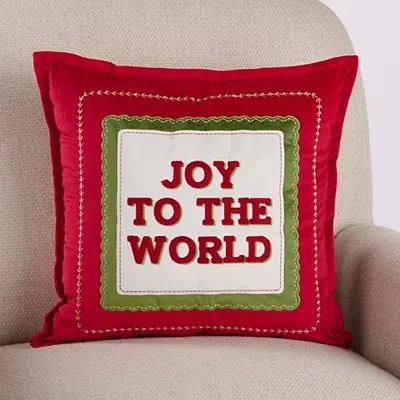 Kirkland's Joy To The World Pillow In Multi