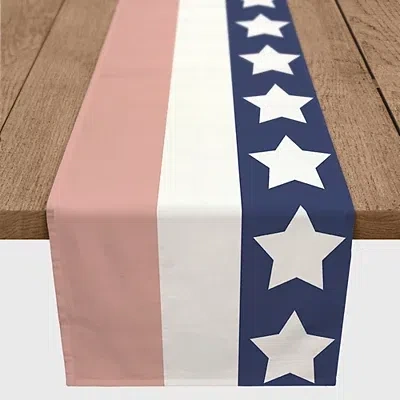 Kirkland's July 4th Simple Stripe Decorative Table Runner In Multi