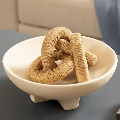 Kirkland's Jute Chain Link Sculpture In Brown