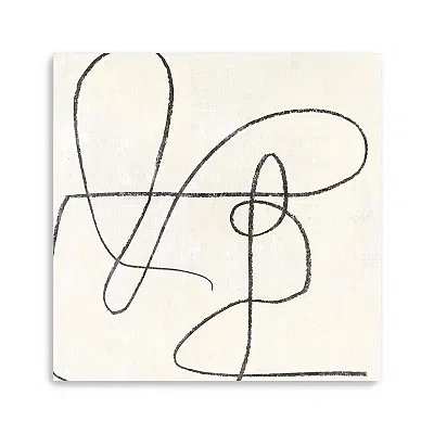 Kirkland's Juxtaposing Canvas Art Print In Black