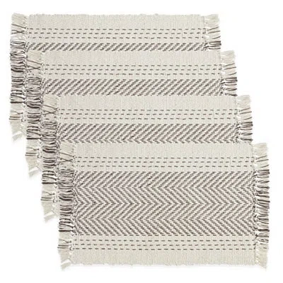 Kirkland's Kantha Stitch Placemats In Neutral