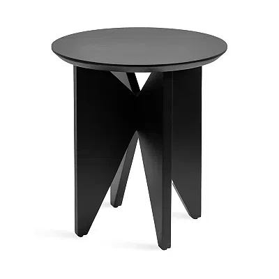 Kirkland's Kate And Laurel Black Mango Wood Accent Table
