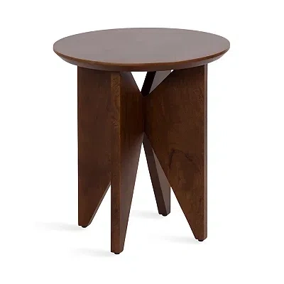 Kirkland's Kate And Laurel Brown Mango Wood Accent Table