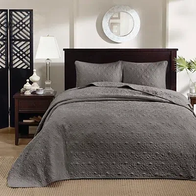 Kirkland's King Bedspread Set In Gray