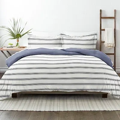 Kirkland's King Duvet Cover Set In White