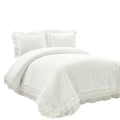 Kirkland's King Duvet Set In White